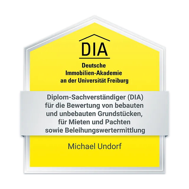 Undorf Wohnungsbau und Immobilienbewertung e.K. DIA Badge